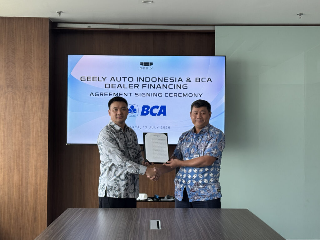 Geely Auto Indonesia dan BCA Kolaborasi Hadirkan Fasilitas Pembiayaan Diler, Dukung Ekspansi dan Kesiapan Jaringan Geely