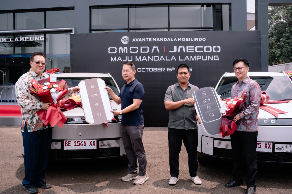 OMODA & JAECOO Resmikan Dealer Maju Mandala Lampung, Perkuat Pasar EV Listrik di Sumatra!