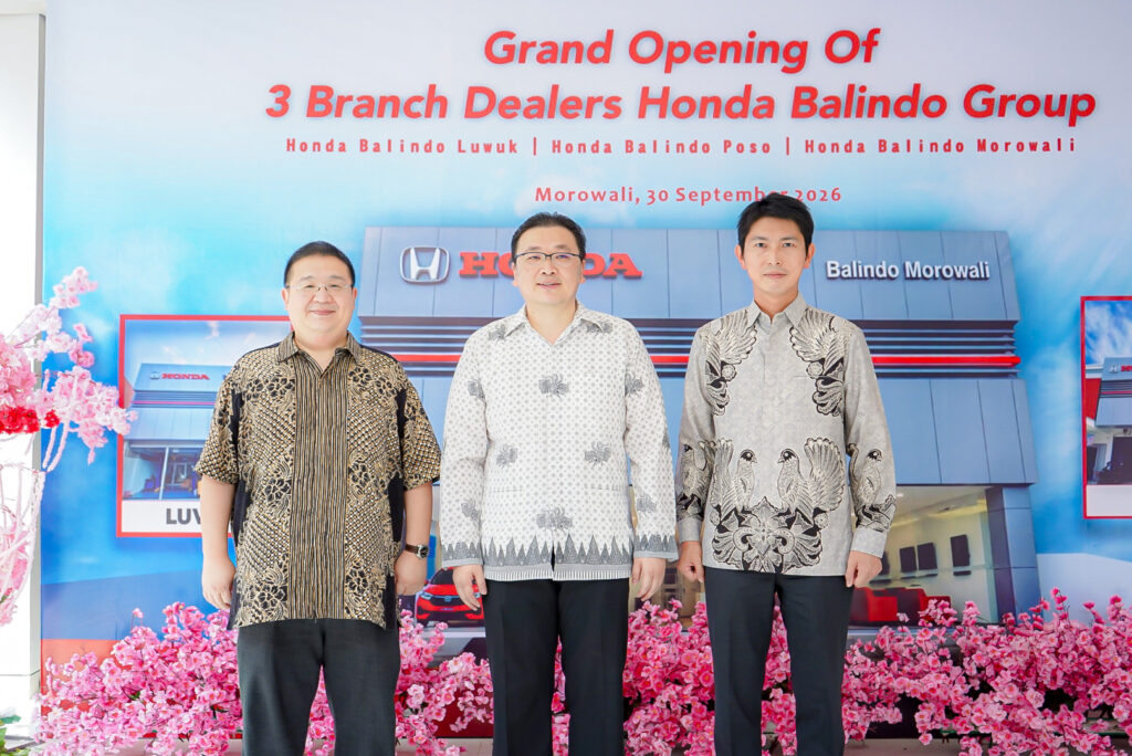 Honda Buka 4 Diler Baru di Sulawesi Tengah dan Kalimantan Tengah!